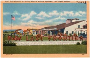 호텔 라스트 프론티어의 초기 엽서