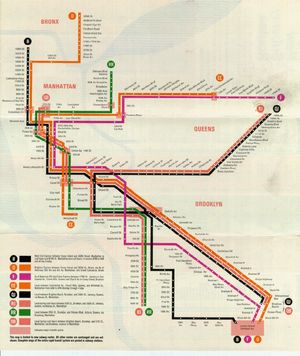 Chrystie Street Service Changes Map