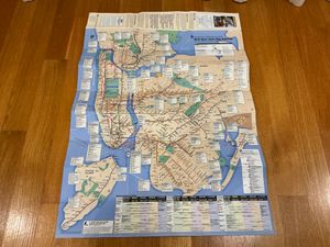 2003년 9월 뉴욕 지하철 노선도