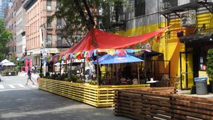 2020년 8월, 노상 식당