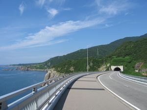 사도 시 도나카 해부 시카노우라 대교