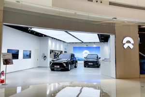 중국 정저우시의 니오 쇼룸