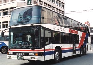 과거 차량: 일반 노선에 투입된 2층 버스 '스페이스 드림'