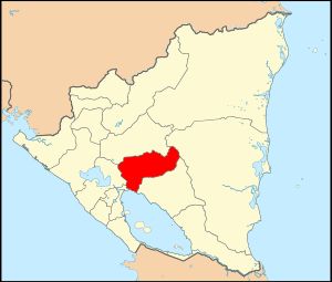 보아코 주의 지도