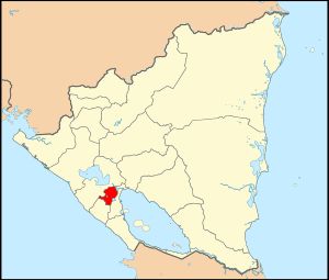 마사야 주의 지도