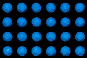 왼쪽 꼬임 변형 십이면체