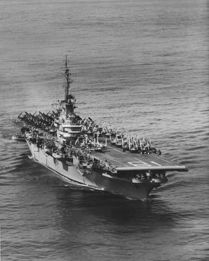 항공모함 와스프 (CVA-18), 1955년 1월 5일 촬영