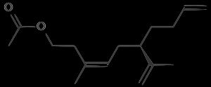 (3Z,6R)-3-methyl-6-(prop-1-en-2-yl)deca-3,9-dien-1-yl acetate