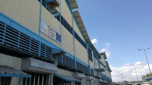 다하본의 국경 시장