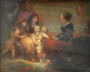 주세페 카데스 그림, 『그라쿠스 형제의 어머니 코르넬리아』(1776)