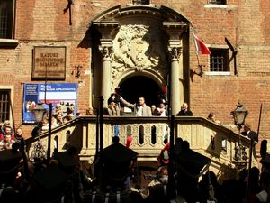 나폴레옹의 단치히 입성을 재현하다.