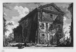 로마 인근 산투르바노 알라 카파렐라. 본래 케레스와 파우스티나의 성소로 지어졌다.