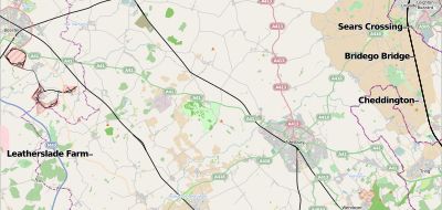 강도 사건과 관련된 장소 지도