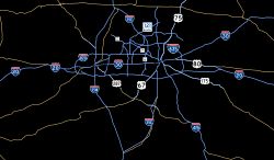 댈러스-포트워스 지역 고속도로망