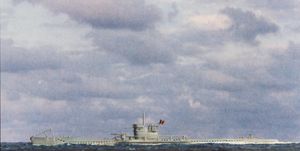 VII C형의 미니어처 모형.