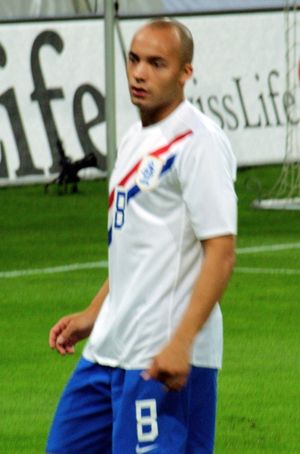 2007년 네덜란드 대표팀에서 뛰는 데미 더제이우