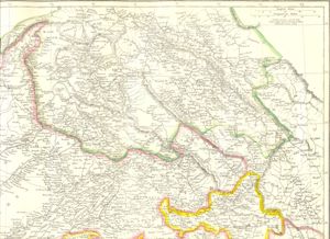 라다크 지도, 에드워드 웰러, 1863