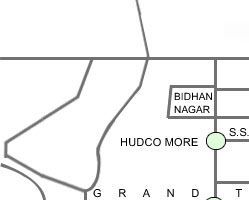 간단한 개략적인 도로 지도