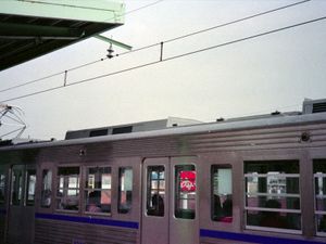 6241F 미타 방면 선두차 지붕 부분, 렌콘에서 촬영