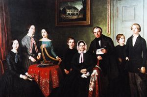 1850년 기업가 브뢰켈만 가문의 초상화, 엥겔베르트 자이베르츠 작품