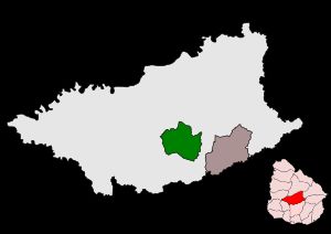 비야 델 카르멘 군 지도