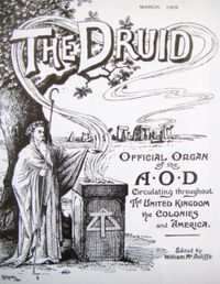 드루이드 고대종단의 잡지인 The Druid 1909년 3월호