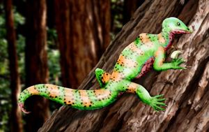 숲 서식지에서 복원된 D. unguicaudatus