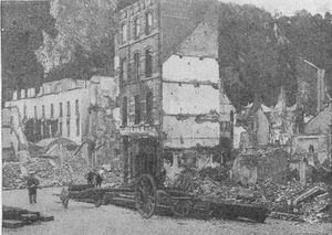 제1차 세계 대전 당시 디낭의 파괴