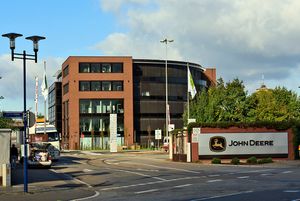 독일 만하임에 위치한 존 디어 공장. 유럽 생산 거점 중 하나이다.