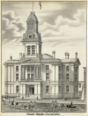 1879년 라신 군 법원 판화