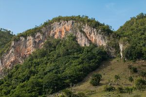 도미니카 공화국 이구에이의 언덕.