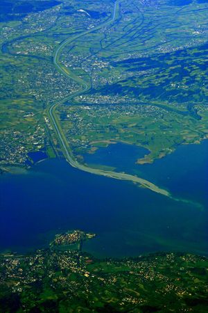 콘스탄스호의 라인강 어귀