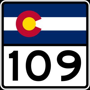 콜로라도 주도 109호선 표지판