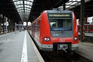 비스바덴 중앙역의 S1