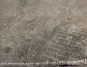 1943년 래턴의 AT&SF 철도 야드