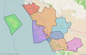 란스크로나시의 행정 구역