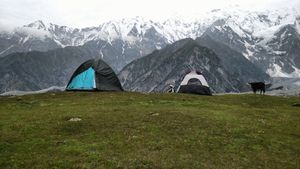 바고트 계곡, 길기트에서 바라본 라카포시 봉우리 전경