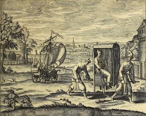 1599년 중국의 돛을 단 마차