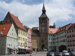 란츠베르크암레흐의 역사적인 구시가지