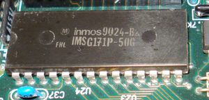 VGA 기판 위의 INMOS G171 램댁