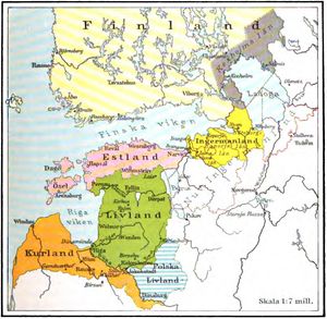 폴란드령 리보니아와 함께 스웨덴령 발트해 영토