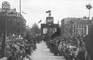 1919년 5월 1일 소비에트 리가 축하 행사