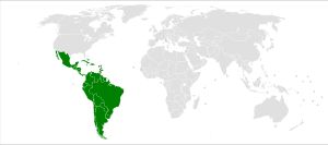 라틴 아메리카·카리브해 그룹의 가맹국 지도