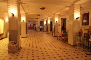 탐페레 노동자회관 내부. 대표자회는 이곳에서 비밀리에 개최되었다.