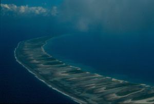 랑기로아 환초의 서쪽 부분