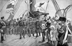 1892년 크론슈타트에 있는 프랑스 함대