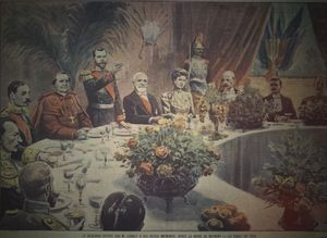 1901년 프랑스에 있는 프랑스 대통령 에밀 루베와 니콜라이 2세