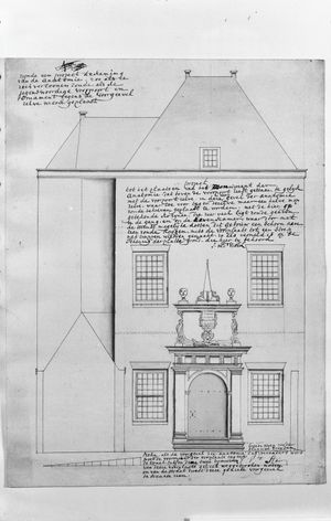델프트 해부학 극장. J.v.d.Star 1776의 그림 - 델프트