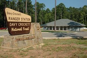 데비 크로켓 국유림 표지