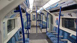 2009년식 전동차 내부 모습